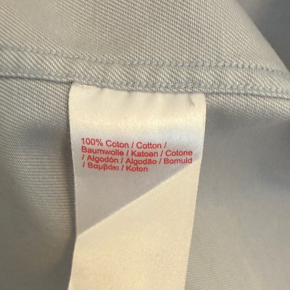 Lacoste Light Blue Button-Up - Picture 7 of 8